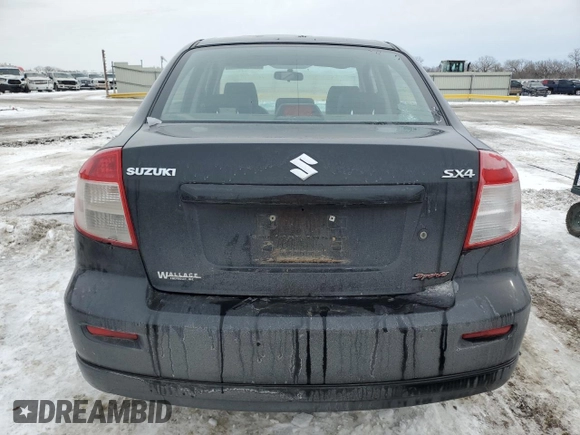 2011 Suzuki SX4 with VIN JS2YC5A44B6300171, listed as a Copart auction lot 87673685 with 116,483 mi miles and Salvage Title. Bid and sale history available at DreamBid. Image 6.