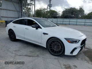 2024 Mercedes-Benz AMG GT 53 с VIN W1K7X6BB8RV000216, выставлен на аукционе Copart как лот 78584814 с пробегом 7 421 миль миль и Списание • Salvage title. История ставок и продаж доступна на DreamBid. Изображение 4.