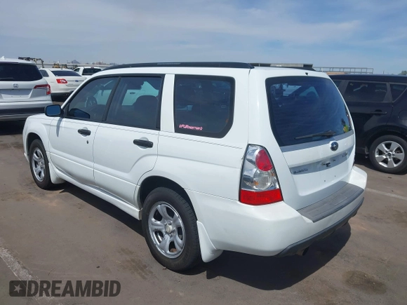 2007 Subaru Forester X with VIN JF1SG63667H742850, listed as a IAAI auction lot 42163492 with 170,787 mi miles. Bid and sale history available at carsss.com. Image 3.