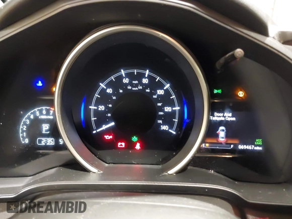 2018 Honda Fit EX-L with VIN 3HGGK5H92JM724068, listed as a IAAI auction lot 41677463 with 69,467 mi miles. Bid and sale history available at carsss.com. Image 7.