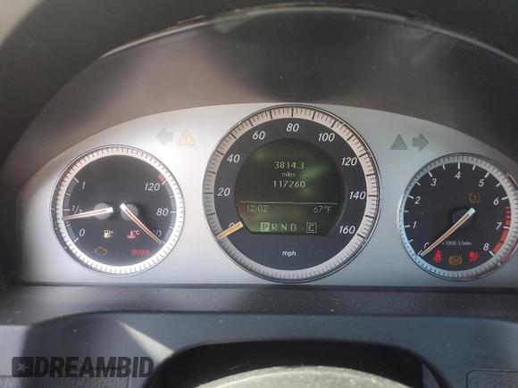 2008 Mercedes-Benz C 350 Sport with VIN WDDGF56X78F155772, listed as a Copart auction lot 55362405 with 117,260 mi miles and Salvage title. Bid and sale history available at DreamBid. Image 9.