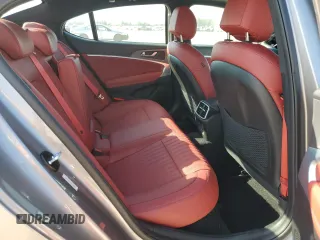 2024 Genesis G70 2.5T with VIN KMTG34SC1RU136889, listed as a Copart auction lot 74356314 with 9,158 mi miles and Salvage Title. Bid and sale history available at carsss.com. Image 10.