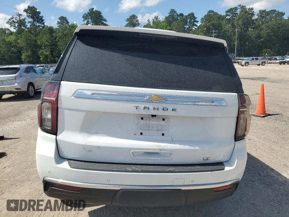 2021 Chevrolet Tahoe LT z VIN 1GNSCNKD1MR130424, wystawiony jako Copart lot #62596485 z przebiegiem 106 648 mil mil oraz Szkoda całkowita • Salvage title. Historia ofert i sprzedaży dostępna na DreamBid. Obrazek 6.