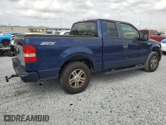 2008 Ford F-150 STX with VIN 1FTRX12W68FB55946, listed as a Copart auction lot 50405005 with 126,841 mi miles and Clean Title. Bid and sale history available at carsss.com. Image 3.