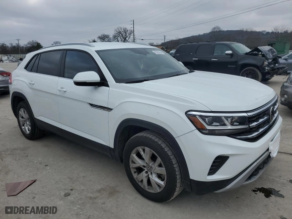 2020 Volkswagen Atlas Cross Sport 2.0T S with VIN 1V2GC2CA3LC231210, listed as a Copart auction lot 85892664 with 57,480 mi miles and Salvage Title. Bid and sale history available at carsss.com. Image 4.