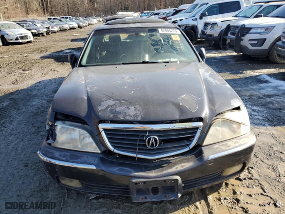 2002 Acura RL with VIN JH4KA96512C002952, listed as a Copart auction lot 42404275 with NaN miles and Salvage Title. Bid and sale history available at carsss.com. Image 5.