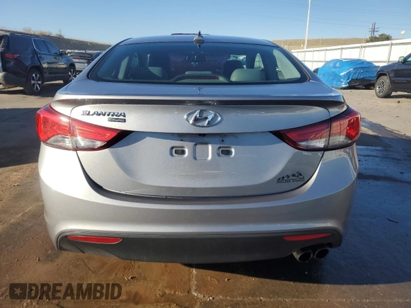 2014 Hyundai Elantra z VIN KMHDH6AH3EU026122, wystawiony jako Copart lot #50590265 z przebiegiem 122 165 mil mil oraz Szkody całkowita. Historia ofert i sprzedaży dostępna na DreamBid. Obrazek 6.