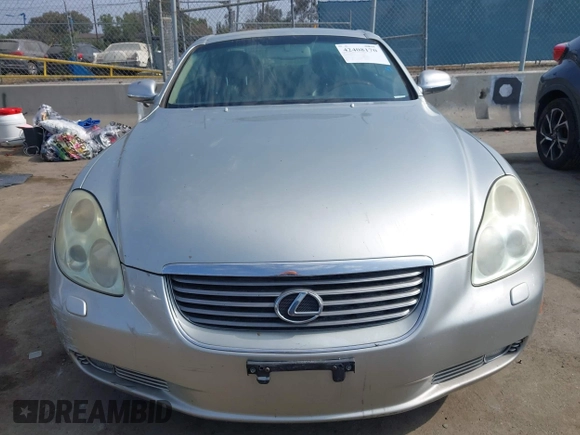 2002 Lexus SC 430 z VIN JTHFN48Y520017410, wystawiony jako IAAI lot #42408170 z przebiegiem 149 875 mil mil oraz . Historia ofert i sprzedaży dostępna na DreamBid. Obrazek 12.