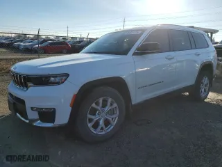 2022 Jeep Grand Cherokee L Limited with VIN 1C4RJKBG4N8551180, listed as a Copart auction lot 89021175 with NaN miles and Salvage Title. Bid and sale history available at carsss.com. Image 1.