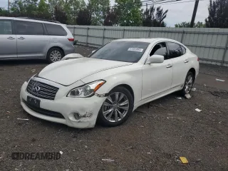 2012 Infiniti M with VIN JN1BY1AR8CM392441, listed as a Copart auction lot 61065065 with 95,151 mi miles and Salvage title. Bid and sale history available at DreamBid. Image 1.
