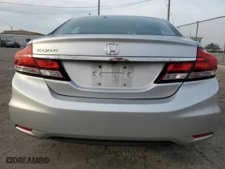 2015 Honda Civic Sedan LX with VIN 19XFB2F58FE111642, listed as a Copart auction lot 49540255 with 94,484 mi miles and Salvage Title. Bid and sale history available at carsss.com. Image 6.