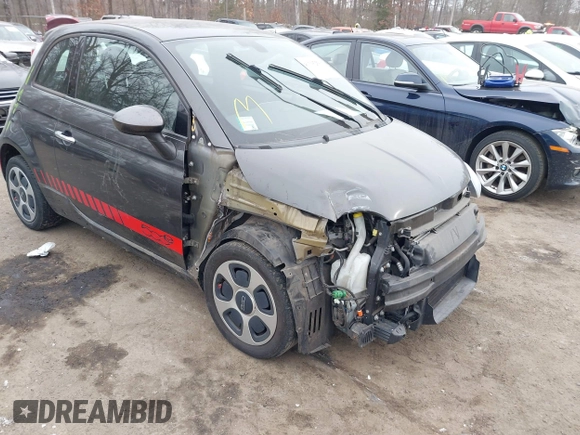 2016 FIAT 500e with VIN 3C3CFFGE1GT184091, listed as a IAAI auction lot 41335256 with 54,899 mi miles and . Bid and sale history available at DreamBid. Image 6.