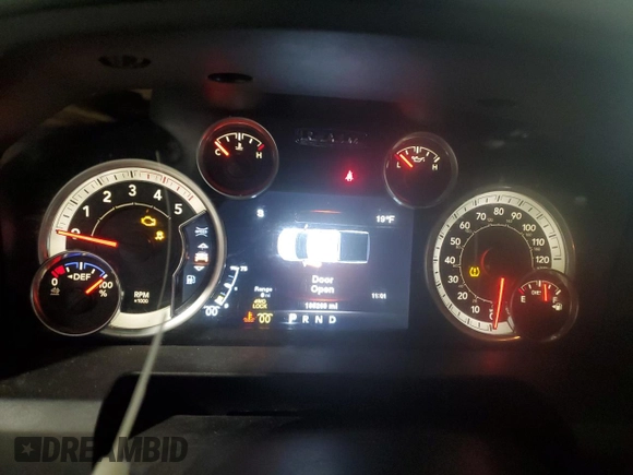 2014 Ram 2500 Big Horn with VIN 3C6UR5DL1EG173755, listed as a Copart auction lot 41976805 with 185,269 mi miles and Salvage Title. Bid and sale history available at carsss.com. Image 9.