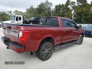 2016 Nissan Titan XD Platinum Reserve with VIN 1N6BA1F26GN504857, listed as a Copart auction lot 78143964 with 114,257 mi miles and Salvage Title. Bid and sale history available at carsss.com. Image 3.