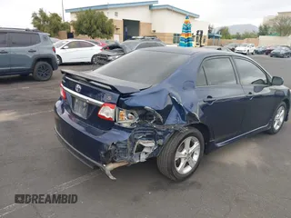 2013 Toyota Corolla L with VIN 5YFBU4EE1DP095964, listed as a IAAI auction lot 42055025 with 166,826 mi miles. Bid and sale history available at carsss.com. Image 4.