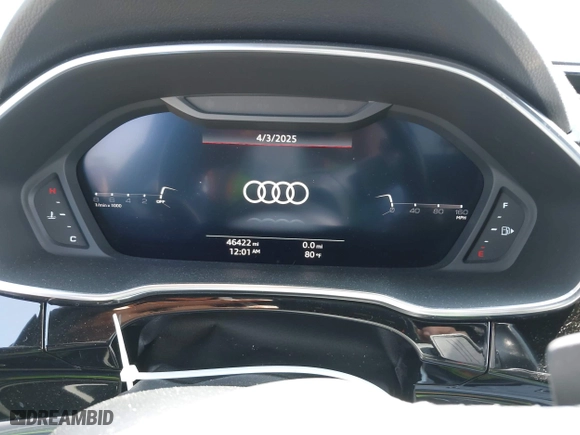 2020 Audi Q3 S line Premium Plus with VIN WA1EECF39L1060779, listed as a IAAI auction lot 41985997 with 46,422 mi miles. Bid and sale history available at carsss.com. Image 7.