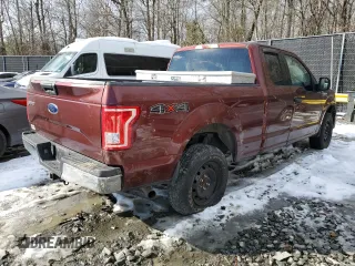 2015 Ford F-150 XLT with VIN 1FTEX1EP8FKE55723, listed as a Copart auction lot 88250755 with 126,052 mi miles and Salvage Title. Bid and sale history available at carsss.com. Image 3.