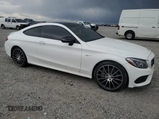 2018 Mercedes-Benz C 43 AMG with VIN WDDWJ6EB6JF650850, listed as a Copart auction lot 52498635 with 122,994 mi miles and Salvage title. Bid and sale history available at DreamBid. Image 4.