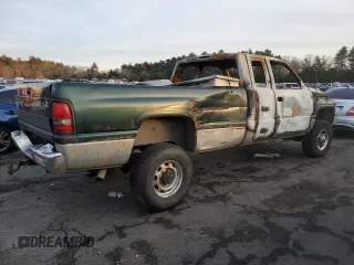 2000 Dodge Ram 2500 with VIN 1B7KF23W8YJ121559, listed as a Copart auction lot 86336504 with 0 mi miles and Non Repairable. Bid and sale history available at carsss.com. Image 3.