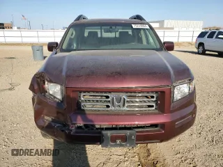 2007 Honda Ridgeline RTL w/Leather with VIN 2HJYK16527H522359, listed as a Copart auction lot 75229004 with 190,597 mi miles and Salvage Title. Bid and sale history available at carsss.com. Image 5.