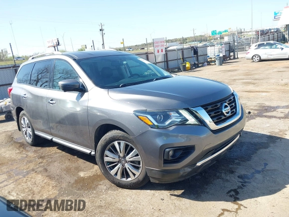 2019 Nissan Pathfinder S with VIN 5N1DR2MN8KC622318, listed as a IAAI auction lot 41997128 with 46,310 mi miles and . Bid and sale history available at DreamBid. Image 13.