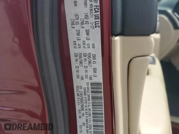2017 Jeep Grand Cherokee Altitude z VIN 1C4RJFAG5HC784205, wystawiony jako Copart lot #53456375 z przebiegiem 151 609 mil mil oraz Szkoda całkowita • Salvage title. Historia ofert i sprzedaży dostępna na DreamBid. Obrazek 14.