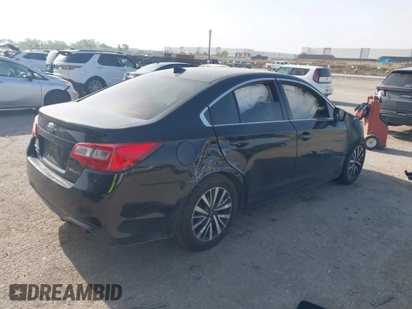 2018 Subaru Legacy Premium with VIN 4S3BNAF64J3033207, listed as a IAAI auction lot 42261208 with Not provided miles and . Bid and sale history available at DreamBid. Image 4.