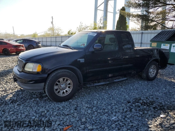 2002 Ford F-150 XL with VIN 1FTRX17L42NB06983, listed as a Copart auction lot 54172855 with 150,243 mi miles and Salvage title. Bid and sale history available at DreamBid. Image 1.