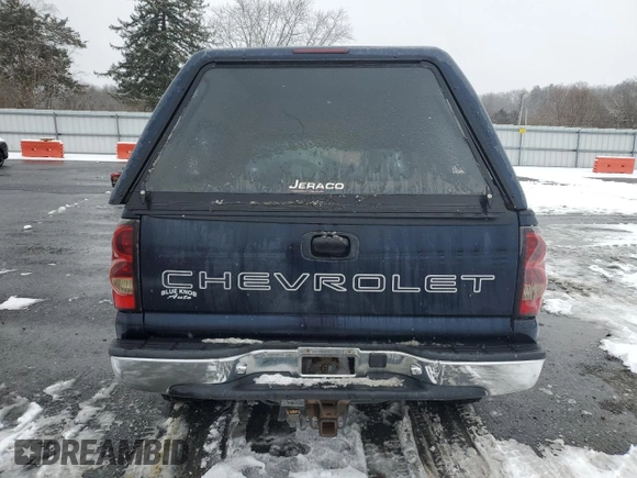 2005 Chevrolet Silverado 1500 with VIN 1GCEK19V75E184349, listed as a Copart auction lot 41495315 with 0 mi miles and Salvage Title. Bid and sale history available at carsss.com. Image 6.