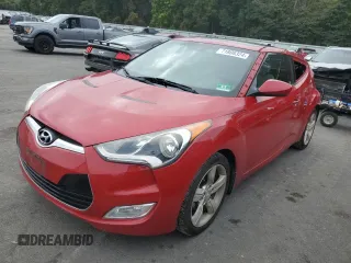 2014 Hyundai Veloster with VIN KMHTC6AD8EU199612, listed as a Copart auction lot 71808324 with 76,130 mi miles and Salvage Title. Bid and sale history available at carsss.com. Image 1.