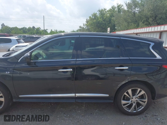 2014 Infiniti QX60 with VIN 5N1AL0MN3EC533821, listed as a IAAI auction lot 42175446 with 161,369 mi miles and . Bid and sale history available at DreamBid. Image 14.