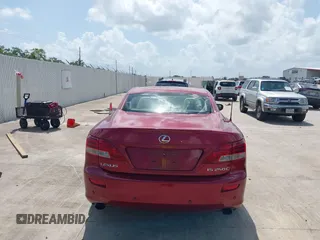 2010 Lexus IS 250 C with VIN JTHFF2C29A2503788, listed as a IAAI auction lot 42538421 with 192,209 mi miles and . Bid and sale history available at DreamBid. Image 16.