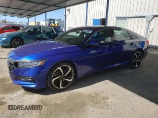 2019 Honda Accord Sport with VIN 1HGCV2E3XKA032286, listed as a Copart auction lot 48416805 with 58,108 mi miles and Salvage title. Bid and sale history available at DreamBid. Image 1.