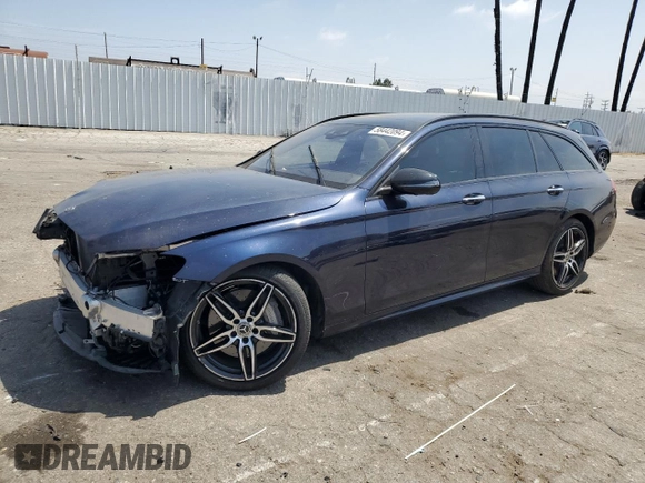 2019 Mercedes-Benz E 450 with VIN WDDZH6JB7KA639496, listed as a Copart auction lot 58442094 with 23,634 mi miles and Salvage Title. Bid and sale history available at DreamBid. Image 1.
