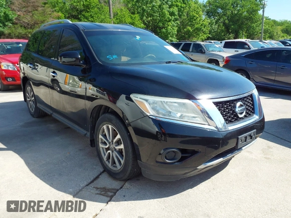 2014 Nissan Pathfinder SV with VIN 5N1AR2MN2EC658657, listed as a IAAI auction lot 42081432 with 170,905 mi miles. Bid and sale history available at carsss.com. Image 1.