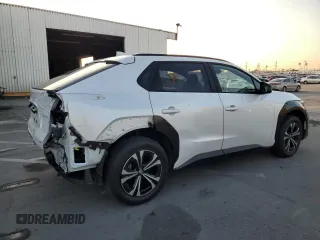 2023 Subaru Solterra Premium with VIN JTMABABAXPA000764, listed as a Copart auction lot 83466414 with 20,484 mi miles and Salvage title. Bid and sale history available at DreamBid. Image 3.