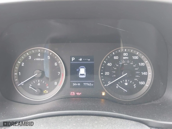 2019 Hyundai Tucson SE with VIN KM8J23A46KU902032, listed as a IAAI auction lot 41844487 with 77,762 mi miles. Bid and sale history available at carsss.com. Image 7.