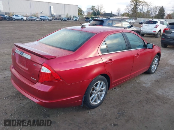 2011 Ford Fusion SEL with VIN 3FAHP0JG9BR118423, listed as a IAAI auction lot 40751260 with 125,864 mi miles. Bid and sale history available at carsss.com. Image 4.