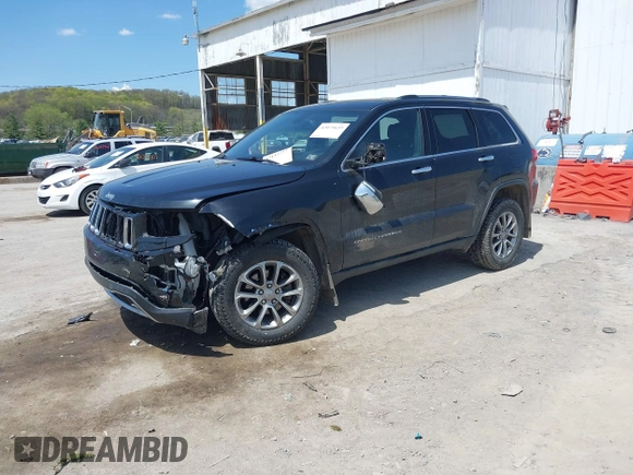 2015 Jeep Grand Cherokee Limited with VIN 1C4RJFBG4FC191141, listed as a IAAI auction lot 42075659 with 135,641 mi miles. Bid and sale history available at carsss.com. Image 2.