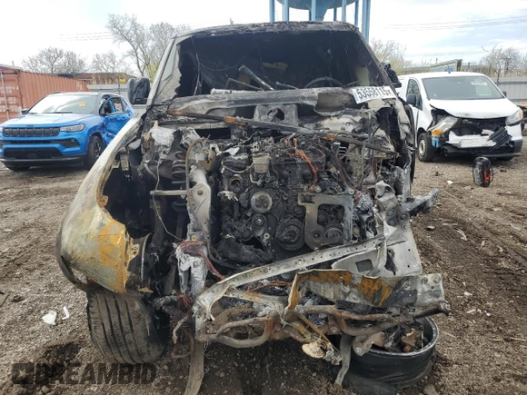 2022 Land Rover Defender S with VIN SALEJ7RX4N2091807, listed as a Copart auction lot 53558115 with Not provided miles and Salvage title. Bid and sale history available at DreamBid. Image 5.