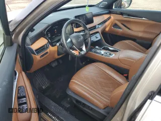 2023 Infiniti QX60 Autograph with VIN 5N1DL1HU1PC361702, listed as a Copart auction lot 87579185 with 23,864 mi miles and Salvage title. Bid and sale history available at DreamBid. Image 8.