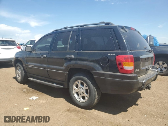2000 Jeep Grand Cherokee Laredo z VIN 1J4GW48N0YC210235, wystawiony jako Copart lot #60558905 z przebiegiem 131 108 mil mil oraz Szkoda całkowita • Salvage title. Historia ofert i sprzedaży dostępna na DreamBid. Obrazek 2.