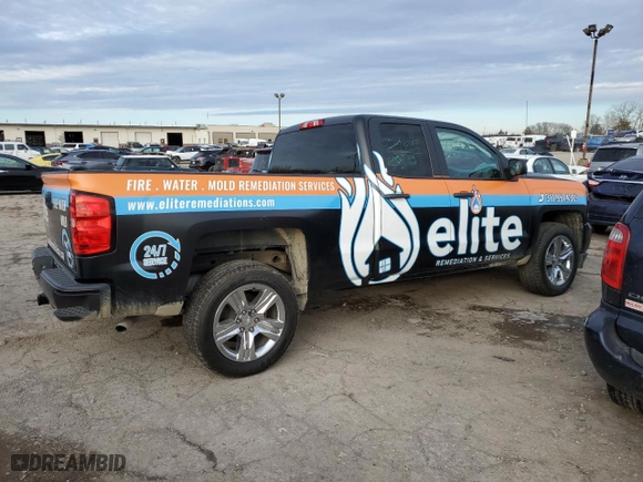 2019 Chevrolet Silverado 1500 LD Custom with VIN 2GCVKMEC5K1183056, listed as a Copart auction lot 41460525 with 56,943 mi miles and Non Repairable. Bid and sale history available at carsss.com. Image 3.