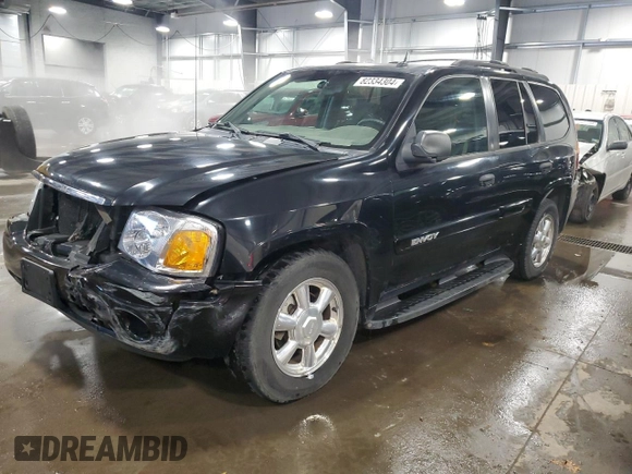 2004 GMC Envoy SLT with VIN 1GKDT13S642191868, listed as a Copart auction lot 82334304 with 150,810 mi miles and Salvage Title. Bid and sale history available at carsss.com. Image 1.