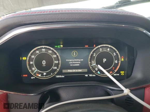 2024 Jaguar F-Pace R-Dynamic S with VIN SADCT2FU5RA738382, listed as a Copart auction lot 41953055 with 16,110 mi miles and Non Repairable. Bid and sale history available at DreamBid. Image 9.