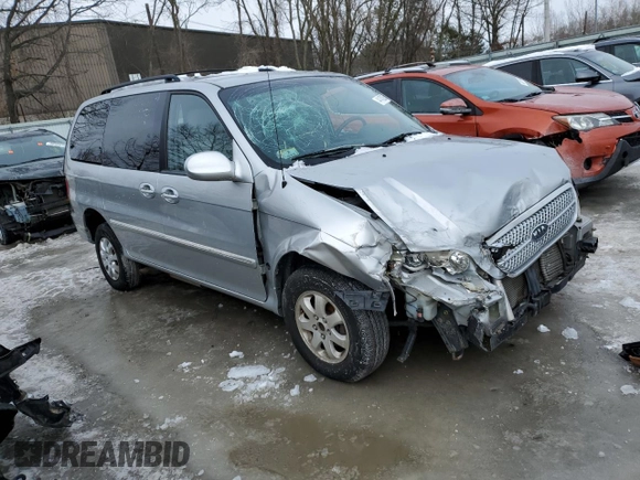 2005 Kia Sedona LX with VIN KNDUP132656639441, listed as a Copart auction lot 44145285 with 81,731 mi miles and Clean Title. Bid and sale history available at carsss.com. Image 4.