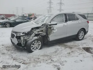 2018 Chevrolet Equinox LT with VIN 2GNAXJEV6J6343888, listed as a Copart auction lot 45040475 with 126,221 mi miles and Salvage Title. Bid and sale history available at carsss.com. Image 1.
