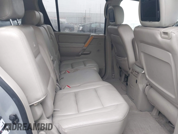 2005 Infiniti QX56 with VIN 5N3AA08AX5N810084, listed as a IAAI auction lot 41862041 with 168,958 mi miles. Bid and sale history available at carsss.com. Image 8.