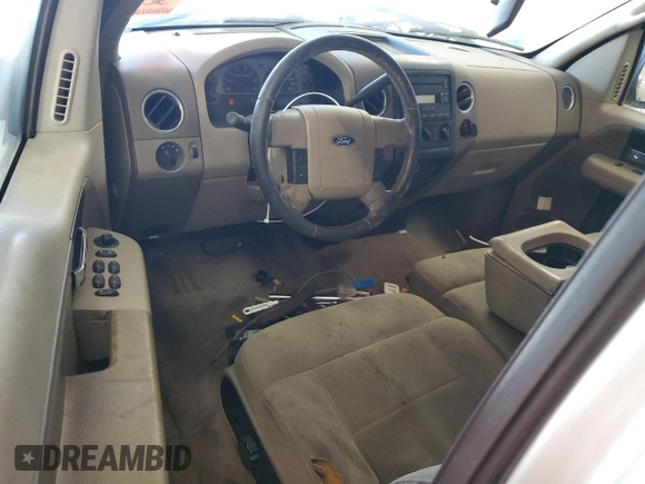 2007 Ford F-150 STX with VIN 1FTRX12W97FB81777, listed as a Copart auction lot 46642895 with 324,976 mi miles and Salvage Title. Bid and sale history available at DreamBid. Image 8.