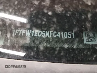 2022 Ford F-150 XL с VIN 1FTFW1ED5NFC41051, выставлен на аукционе IAAI как лот 42782999 с пробегом 29 062 миль миль и . История ставок и продаж доступна на DreamBid. Изображение 17.